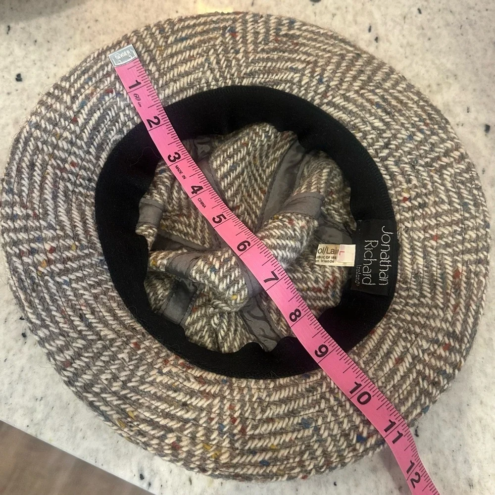 Vintage Jonathan Richard Women’s Wool Hat Large - Picture 7 of 7